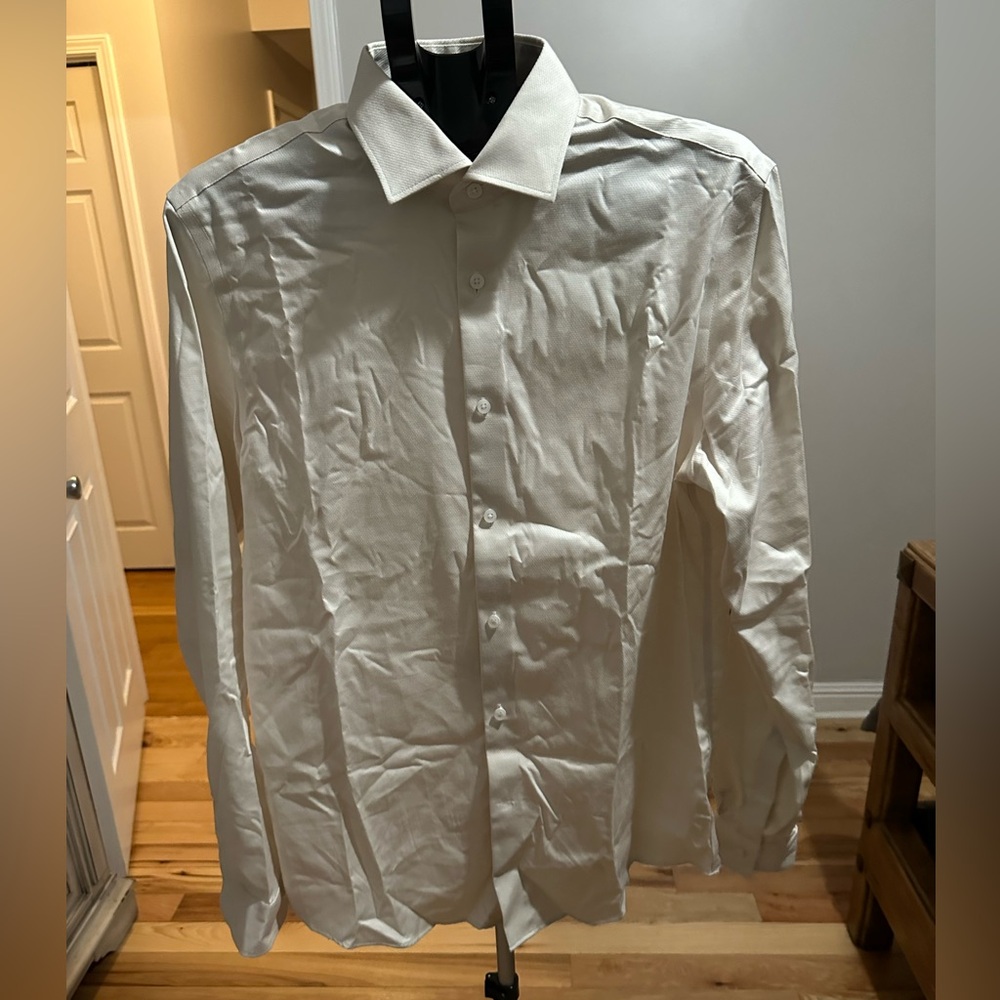 Michael Kors Men's Beige Shirt Large